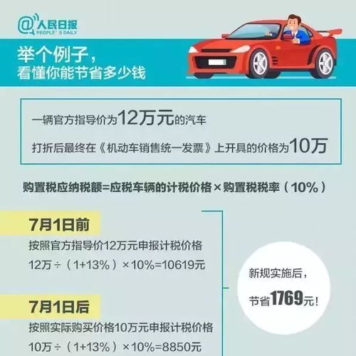 汽车的税是多少