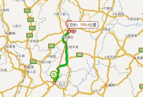赣州到桂林汽车多少公里