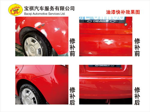 汽车快速补漆多少钱