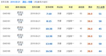 汽车票价多少钱