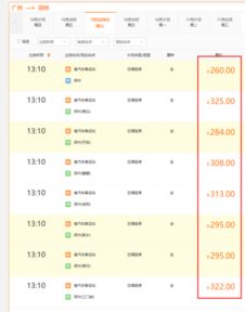 去广州的汽车票多少钱