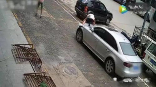 4名大学生踩别人车顶拍照 车主报警