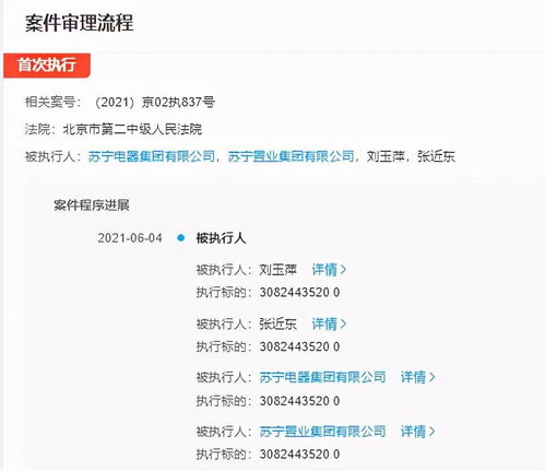 张小泉集团及法人等被执行31.3亿