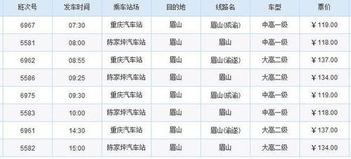 襄阳到眉山汽车票多少钱(襄阳到眉山汽车票价详解，费用、行程与选择)