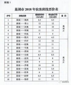 安徽到巢湖汽车票多少钱(安徽到巢湖汽车票价详解)