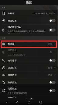 华为手机怎么显示网格
