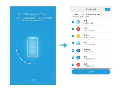 iphone手机怎么导入华为手机