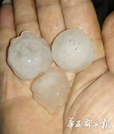 咸阳多地突降鸡蛋大冰雹